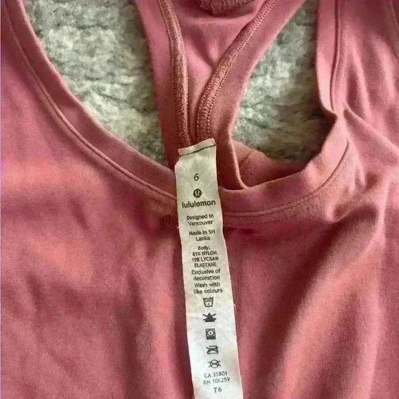 Lululemon Cool Racerback  II *Nulu
Cherry Tint - Picture 4 of 5